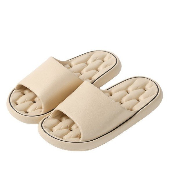 Farfi Pillow Slippers Thick Sole Unisex Style Summer Home Slides